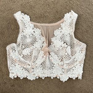Victoria Secret Eyelet Mesh Bralette